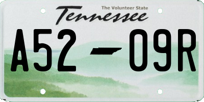 TN license plate A5209R