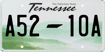 TN license plate A5210A