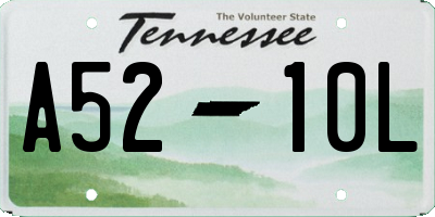 TN license plate A5210L