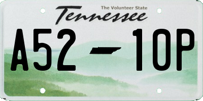 TN license plate A5210P