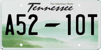 TN license plate A5210T