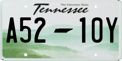 TN license plate A5210Y