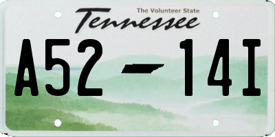 TN license plate A5214I