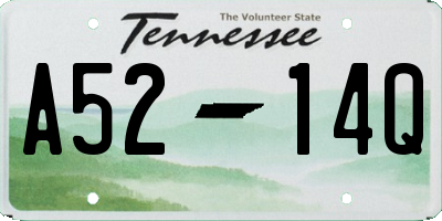 TN license plate A5214Q