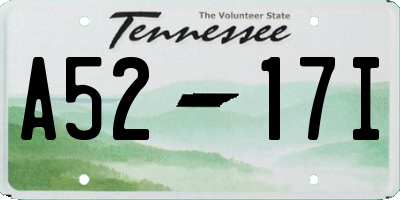 TN license plate A5217I