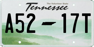 TN license plate A5217T