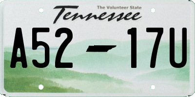 TN license plate A5217U