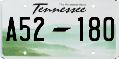 TN license plate A5218O