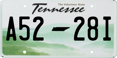 TN license plate A5228I
