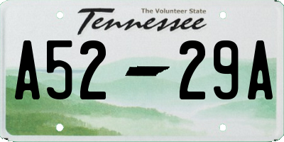 TN license plate A5229A