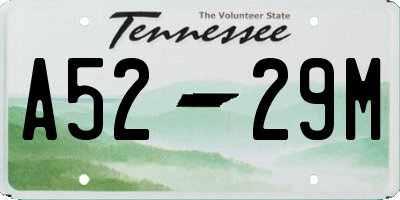 TN license plate A5229M