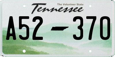 TN license plate A5237O