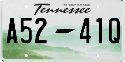 TN license plate A5241Q