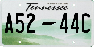 TN license plate A5244C
