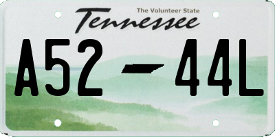 TN license plate A5244L