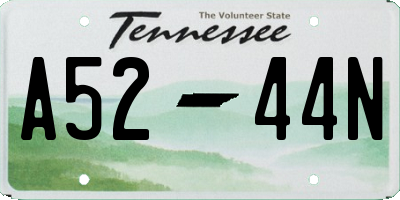 TN license plate A5244N