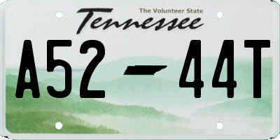 TN license plate A5244T