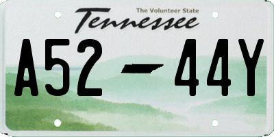 TN license plate A5244Y