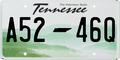 TN license plate A5246Q