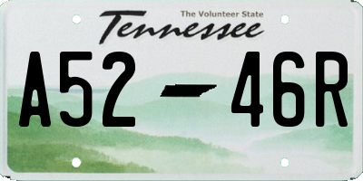 TN license plate A5246R