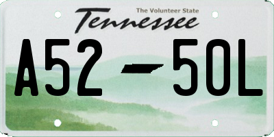 TN license plate A5250L