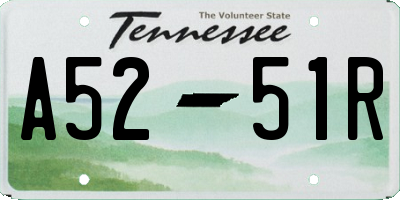 TN license plate A5251R