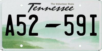 TN license plate A5259I