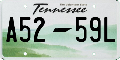 TN license plate A5259L