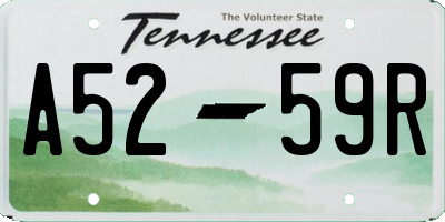 TN license plate A5259R