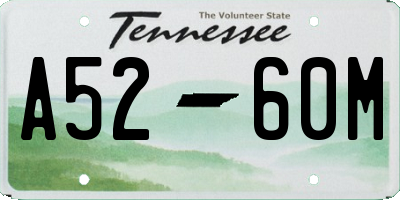 TN license plate A5260M