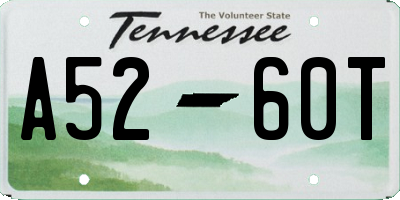 TN license plate A5260T