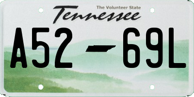 TN license plate A5269L