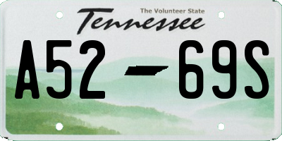 TN license plate A5269S