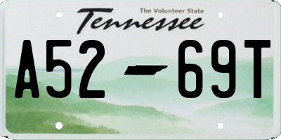 TN license plate A5269T