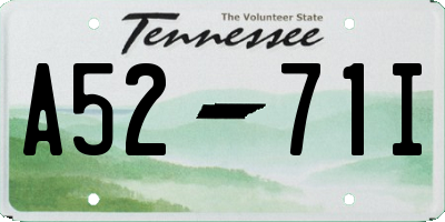 TN license plate A5271I