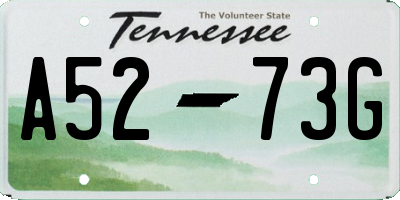 TN license plate A5273G