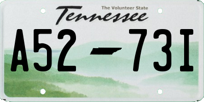 TN license plate A5273I