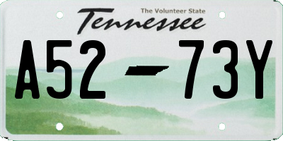 TN license plate A5273Y
