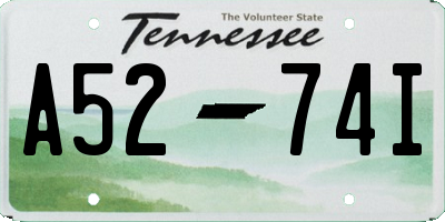 TN license plate A5274I