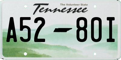 TN license plate A5280I