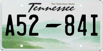 TN license plate A5284I