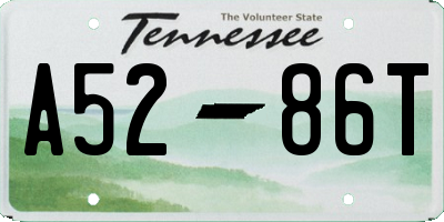 TN license plate A5286T