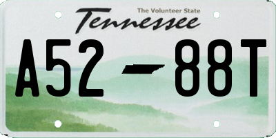 TN license plate A5288T