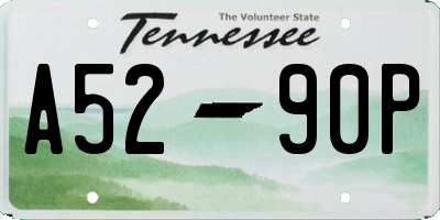 TN license plate A5290P