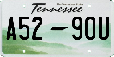 TN license plate A5290U