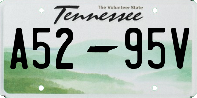 TN license plate A5295V