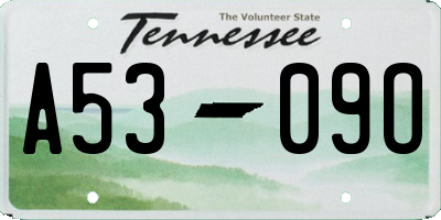 TN license plate A5309O