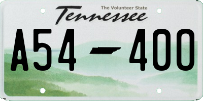 TN license plate A5440O