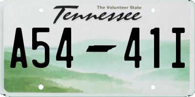 TN license plate A5441I