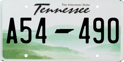 TN license plate A5449O